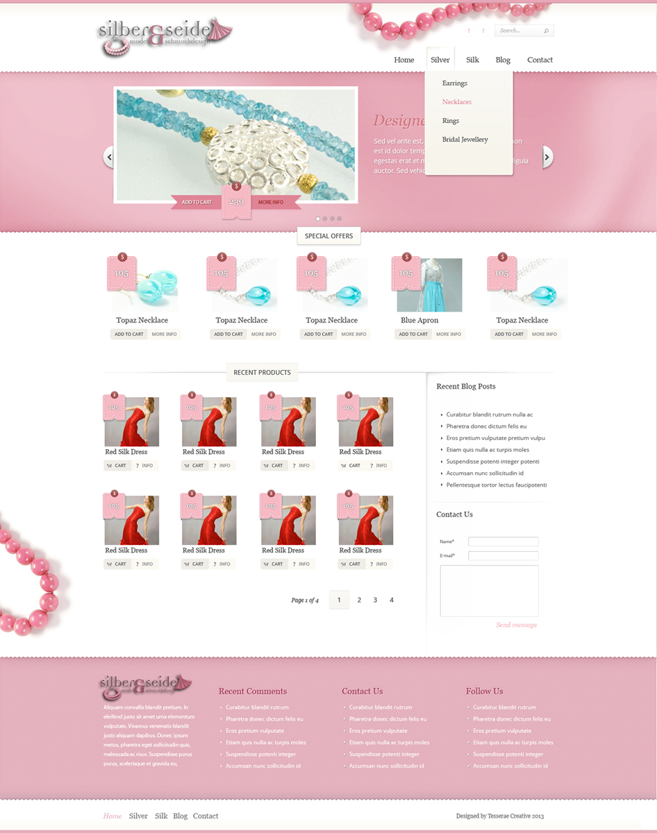 Web Design by TesseraeCreative for this project | Design #1923114