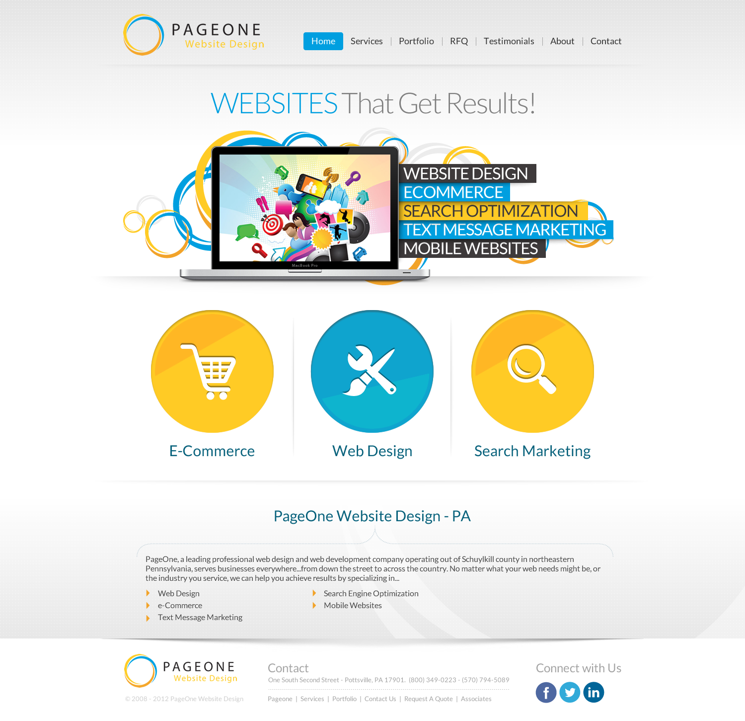 WordPress-Design von TechWise für PageOne Website Design | Design #1922179