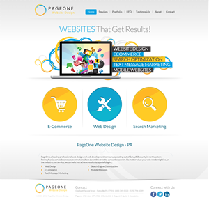 Design Wordpress par TechWise pour PageOne Website Design | Design : #1922179