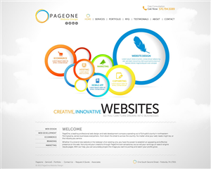 Design Wordpress par TechWise pour PageOne Website Design | Design : #1922180