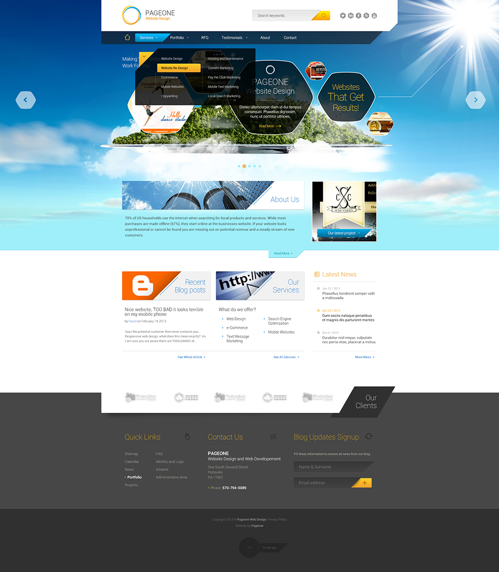 WordPress-Design von Fuxxo Works für PageOne Website Design | Design #1898833