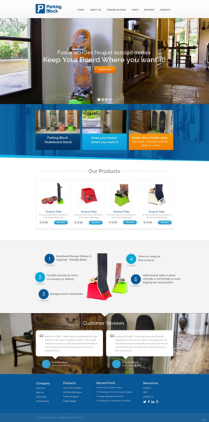 Web-Design von pb für Parking Block | Design: #7636573