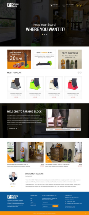 Web-Design von pb für Parking Block | Design: #7646233
