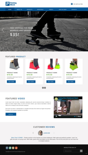 Web-Design von pb für Parking Block | Design: #7646234