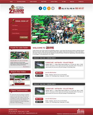 WordPress-Design von webxvision für AuctionServices.com, Inc. | Design: #1912454