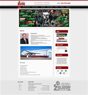 Wordpress Design by rvv for AuctionServices.com, Inc. | Design #1914412