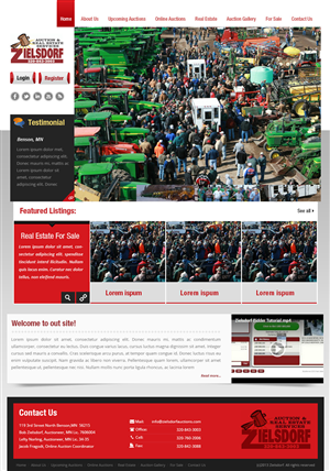 WordPress-Design von Creative Usha für AuctionServices.com, Inc. | Design: #1921566