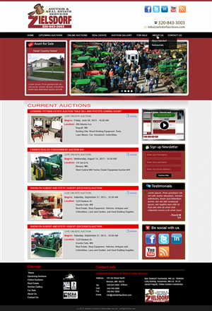 WordPress-Design von Tanvir für AuctionServices.com, Inc. | Design: #1900056