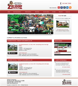 WordPress-Design von Creative X Designs für AuctionServices.com, Inc. | Design: #1904787