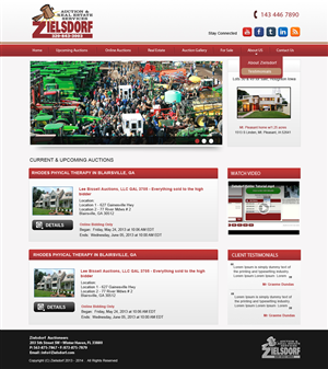 WordPress-Design von Creative X Designs für AuctionServices.com, Inc. | Design: #1909184