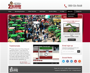 WordPress-Design von Creative X Designs für AuctionServices.com, Inc. | Design: #1914597