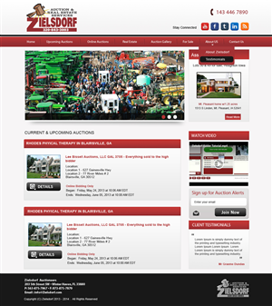 WordPress-Design von Creative X Designs für AuctionServices.com, Inc. | Design: #1914623