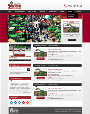 WordPress-Design von Creative X Designs für AuctionServices.com, Inc. | Design: #1914714