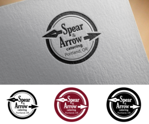 Logo Design by TeSee for Spear & Arrow Catering | Design: #7656074