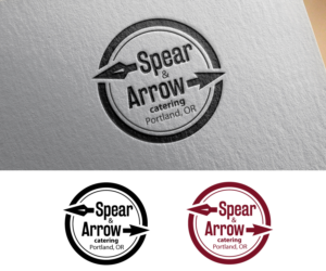 Logo Design by TeSee for Spear & Arrow Catering | Design: #7656404