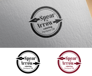 Logo Design by TeSee for Spear & Arrow Catering | Design: #7656513