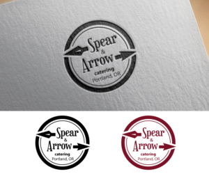 Logo Design by TeSee for Spear & Arrow Catering | Design: #7657203