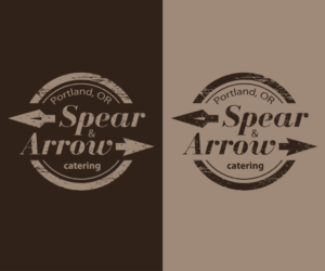 Logo Design by TeSee for Spear & Arrow Catering | Design: #7677492