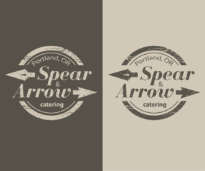 Logo Design by TeSee for Spear & Arrow Catering | Design: #7677496