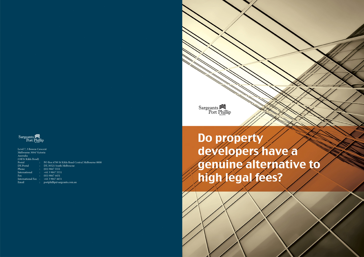 Brochure Design by DesignFive for Sargeants- Port Phillip | Design #390526