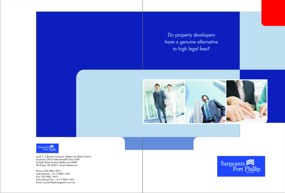 Brochure Design by ddesign for Sargeants- Port Phillip | Design #390944