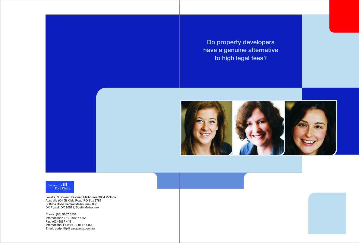 Brochure Design by ddesign for Sargeants- Port Phillip | Design #394174