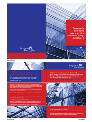 Brochure Design by NAOTOO for Sargeants- Port Phillip | Design: #394501