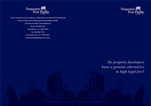 Brochure Design by peterdesign for Sargeants- Port Phillip | Design: #387262