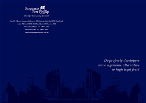 Diseño de Brochure por peterdesign para Sargeants- Port Phillip | Diseño #388556