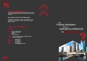 Brochure Design by zberry for Sargeants- Port Phillip | Design: #389654