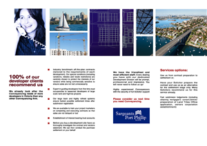 Brochure Design by zberry for Sargeants- Port Phillip | Design: #389828