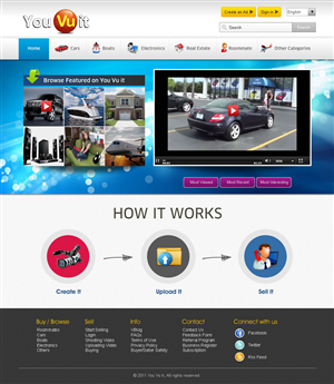 Web Design by Agile Invention for You Vu It.com Pty Ltd | Design #1992498