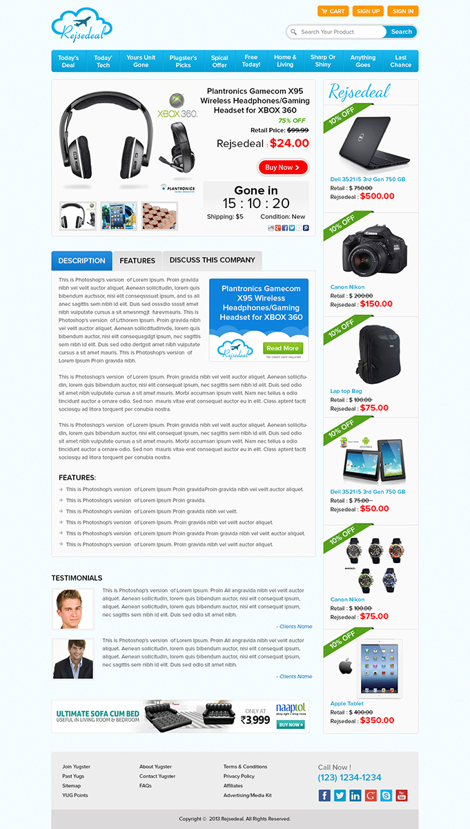 Web Design by Mayank Patel for You Vu It.com Pty Ltd | Design #2188189