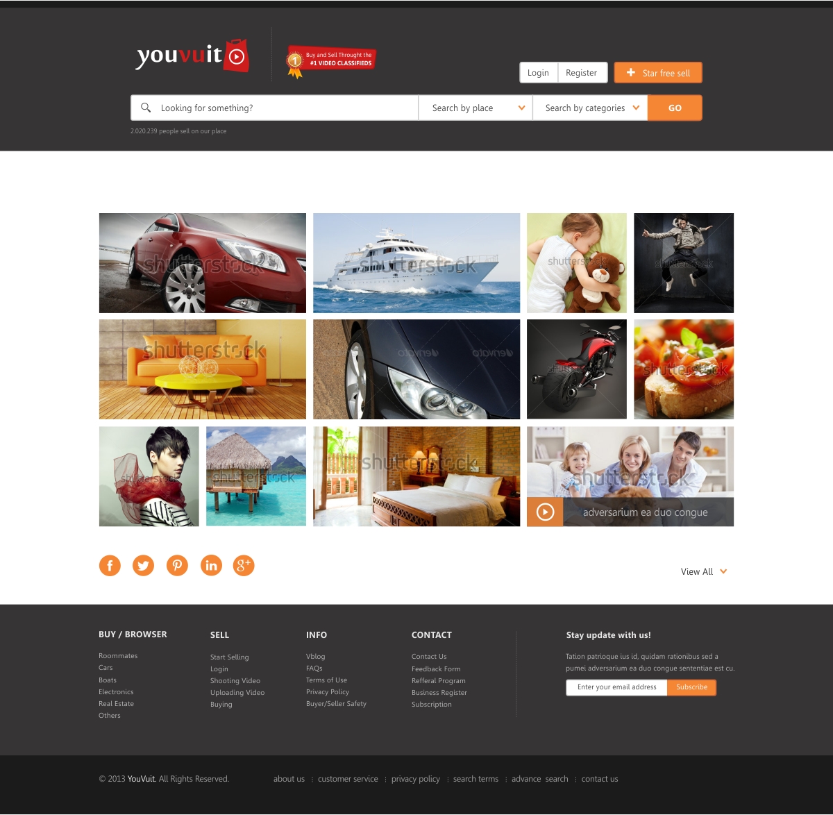 Web Design by Silverfox Studio for You Vu It.com Pty Ltd | Design #1997002