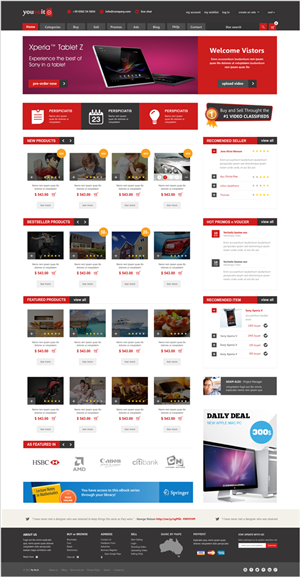 Diseño Web por Silverfox Studio para You Vu It.com Pty Ltd | Diseño: #2131836