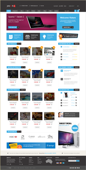 Diseño Web por Silverfox Studio para You Vu It.com Pty Ltd | Diseño: #2133631