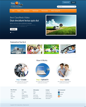 Web Design by pb for You Vu It.com Pty Ltd | Design: #1937870