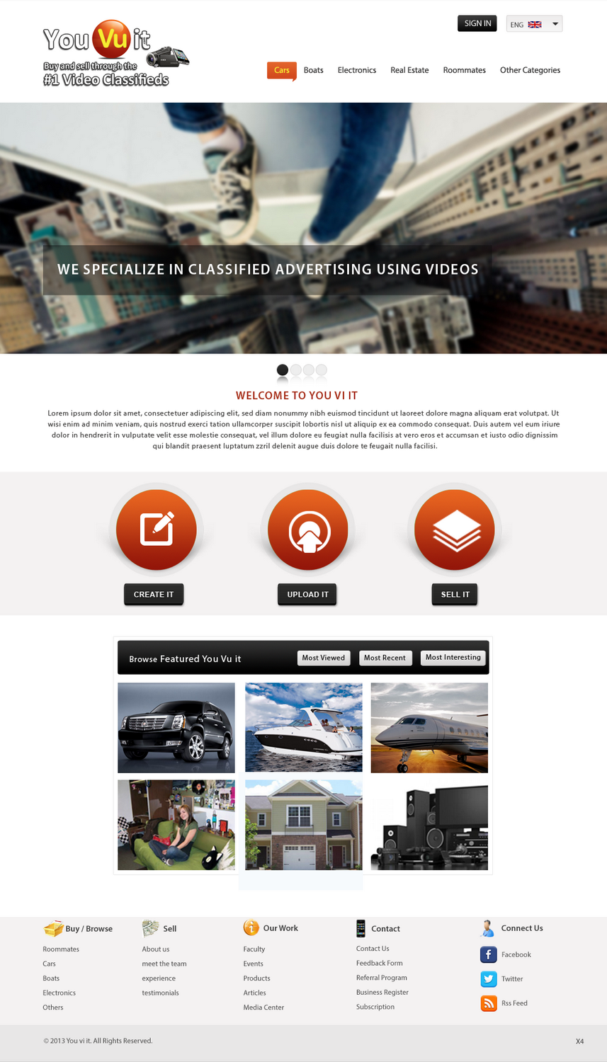 Diseño Web por pb para You Vu It.com Pty Ltd | Diseño #1946139