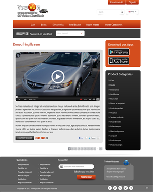 Web Design by pb for You Vu It.com Pty Ltd | Design: #2179870
