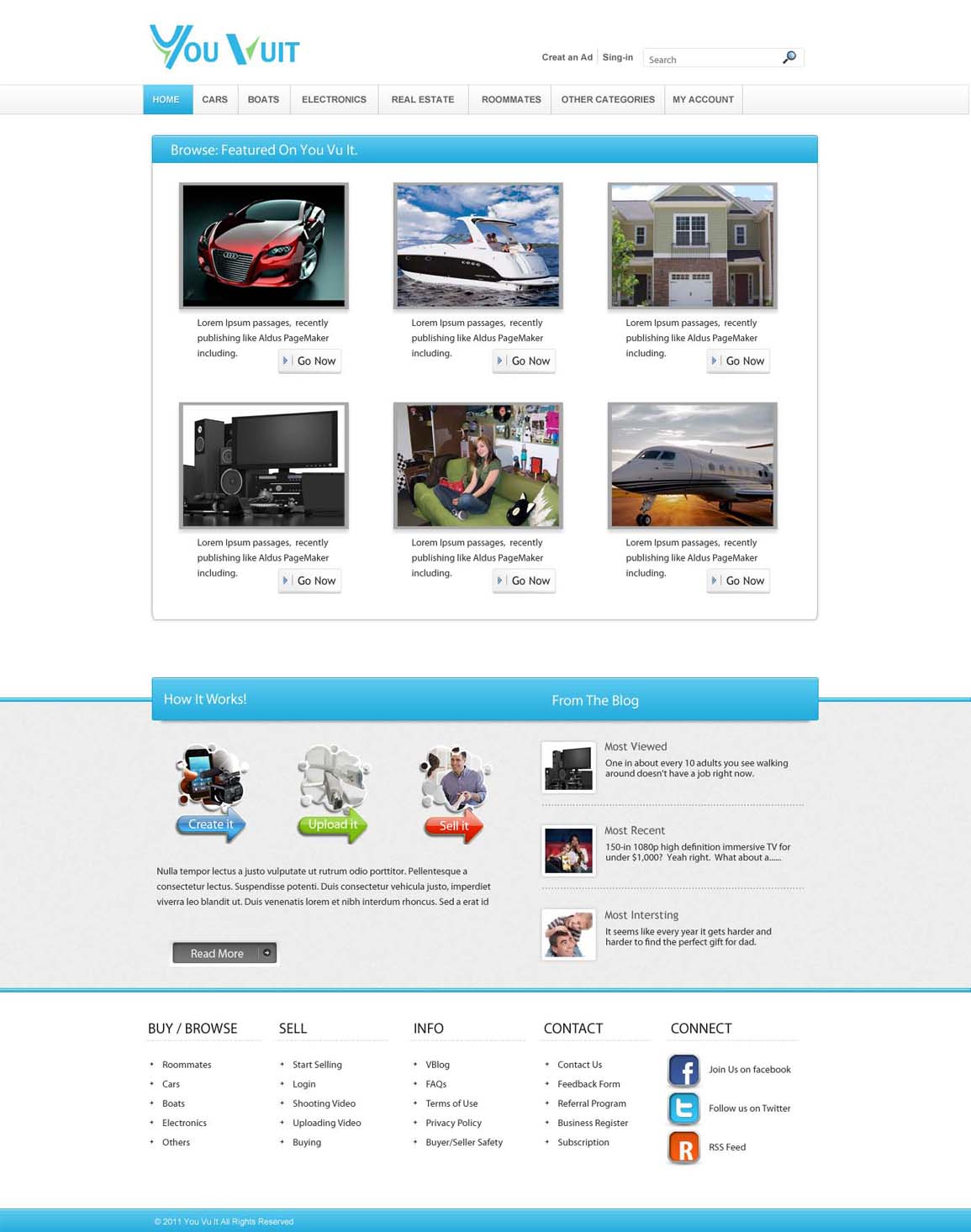 Web Design by MAS for You Vu It.com Pty Ltd | Design #1910535