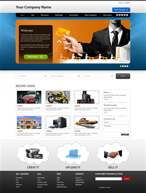 Web Design by MAS for You Vu It.com Pty Ltd | Design #1920592