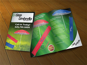 Brochure Design by ALSS444 for Ustepumbrellas Inc | Design #1941170
