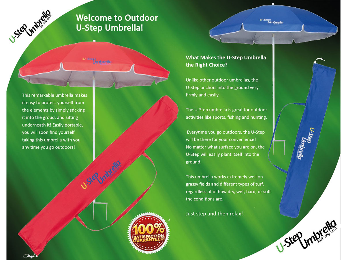 Brochure Design by ALSS444 for Ustepumbrellas Inc | Design #1941182