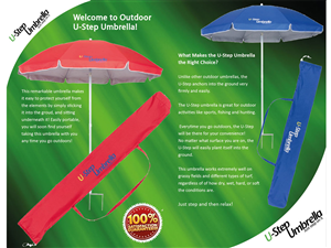 Brochure Design by ALSS444 for Ustepumbrellas Inc | Design: #1941182