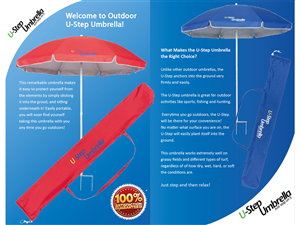 Brochure Design by ALSS444 for Ustepumbrellas Inc | Design: #1941221