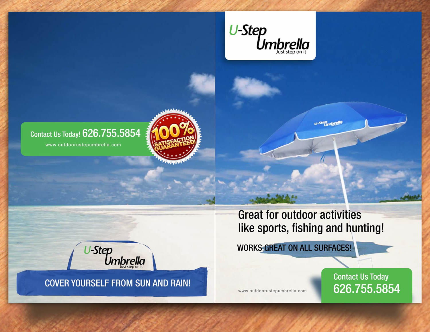 Brochure Design by Sbss for Ustepumbrellas Inc | Design #1909753