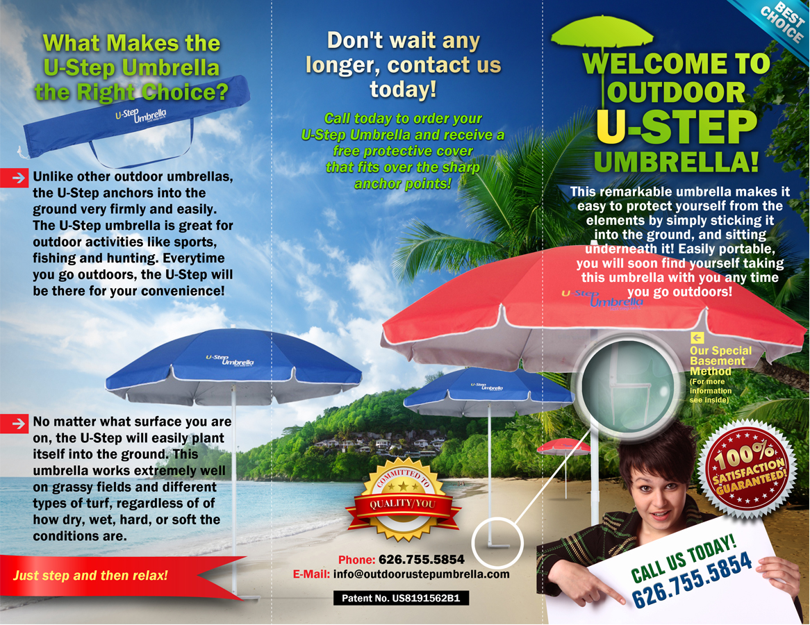 Brochure Design by chawije for Ustepumbrellas Inc | Design #1945267