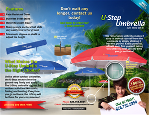 Brochure Design by chawije for Ustepumbrellas Inc | Design: #1958080