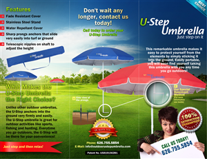 Brochure Design by chawije for Ustepumbrellas Inc | Design: #1963050