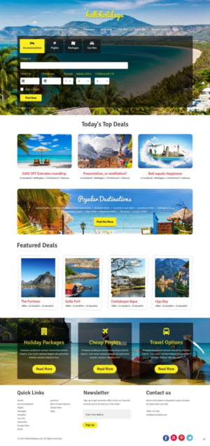 Web Design by pb for Hello Holidays Travel | Design: #7657687